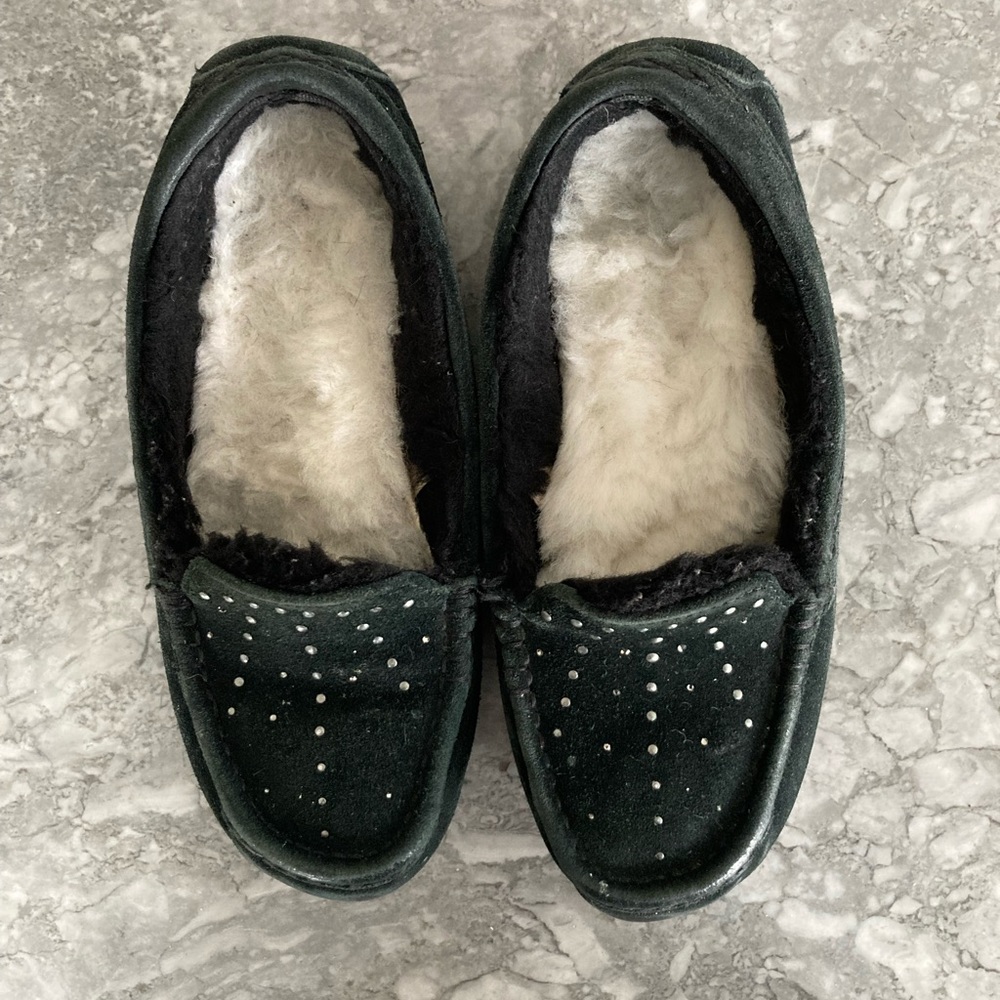 UGG Ansley Studded Slippers - Black (6)
